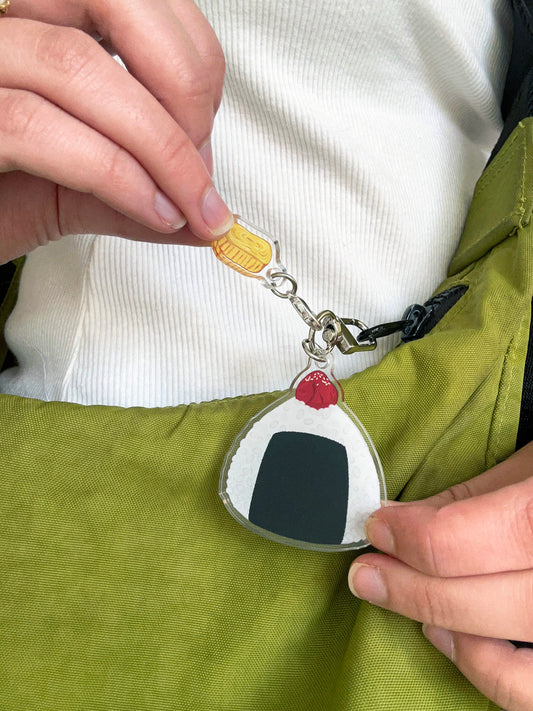Umeboshi Onigiri Keychain
