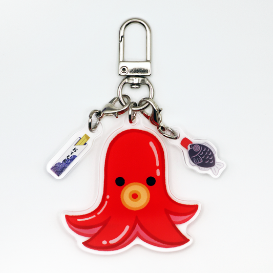 Tako Sausage Keychain