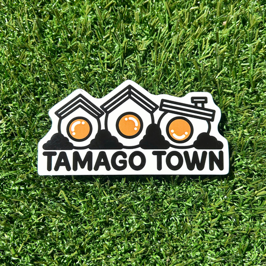 Tamago Town Logo Sticker