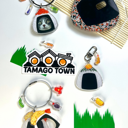 Tamago Town Logo Sticker