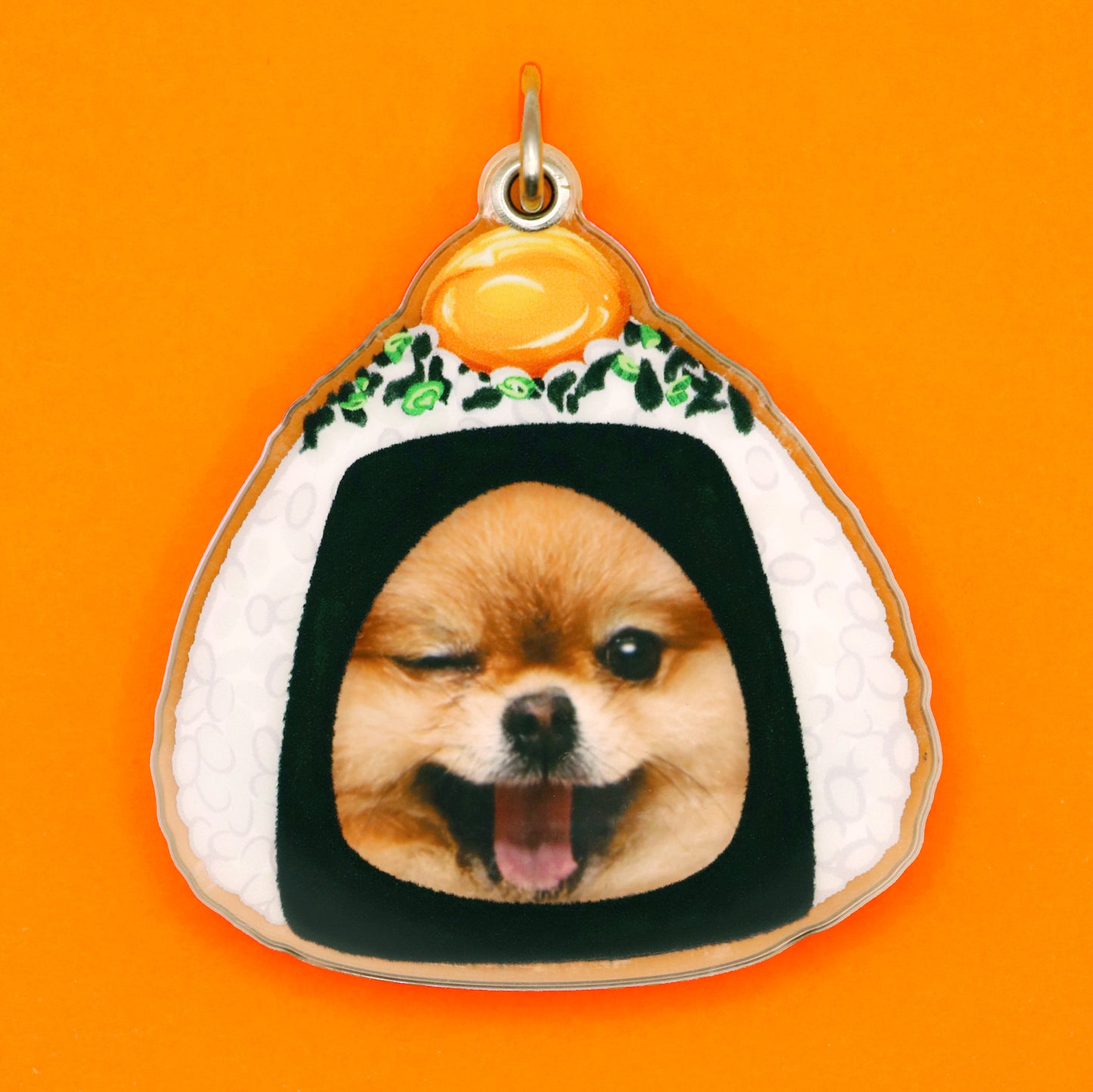 Egg Yolk Onigiri (Frame) Keychain