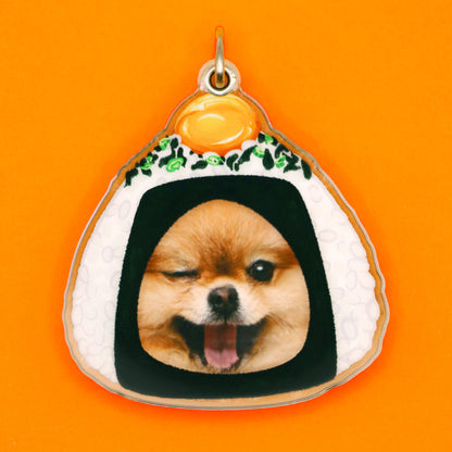Egg Yolk Onigiri (Frame) Keychain
