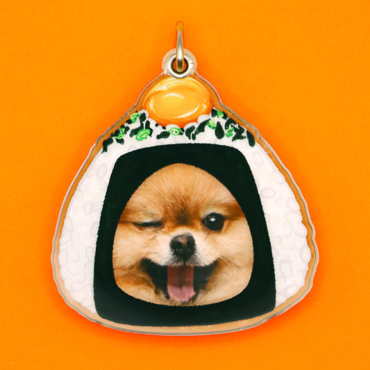 Egg Yolk Onigiri (Frame) Keychain
