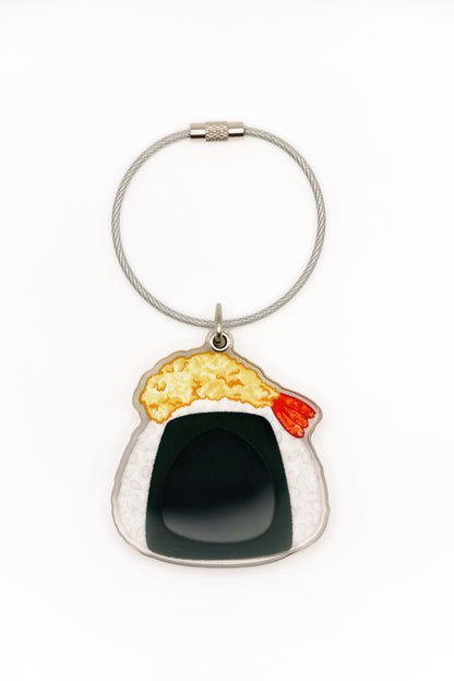 Ebi Tempura Onigiri (Frame) Keychain
