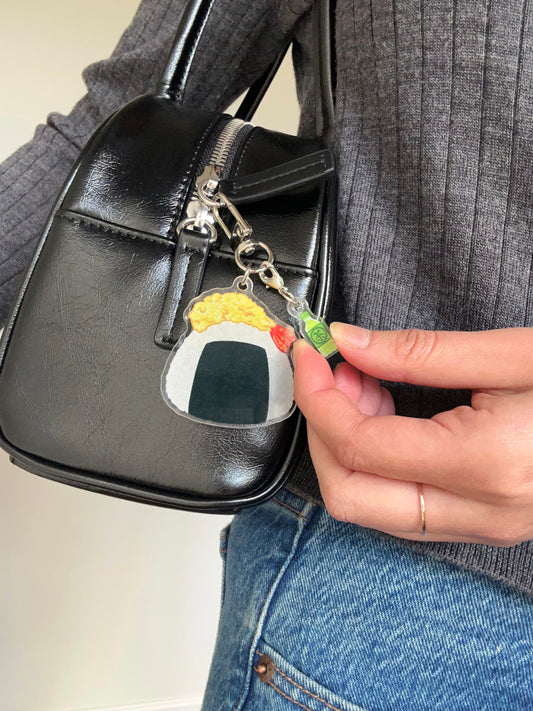 Ebi Tempura Onigiri Keychain