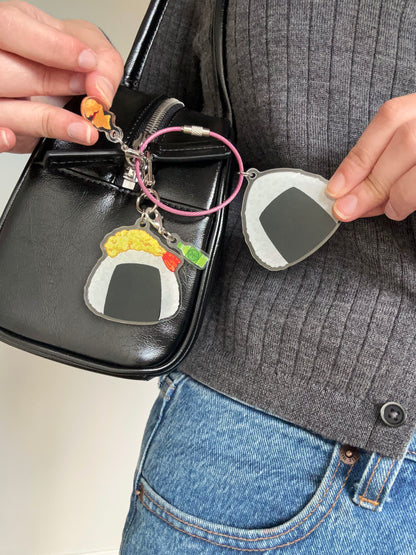 Ebi Tempura Onigiri Keychain