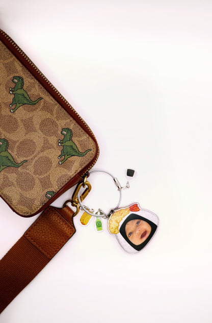 Ebi Tempura Onigiri (Frame) Keychain