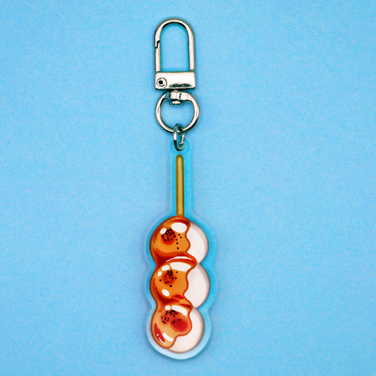 Mitarashi Dango Keychain