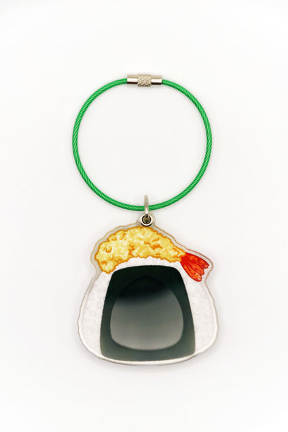 Ebi Tempura Onigiri (Frame) Keychain