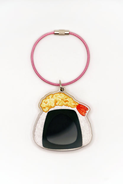 Ebi Tempura Onigiri (Frame) Keychain