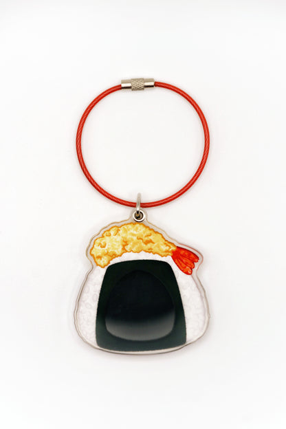 Ebi Tempura Onigiri (Frame) Keychain