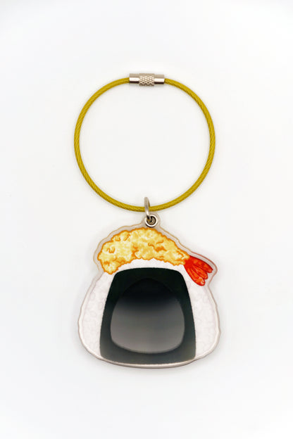 Ebi Tempura Onigiri (Frame) Keychain
