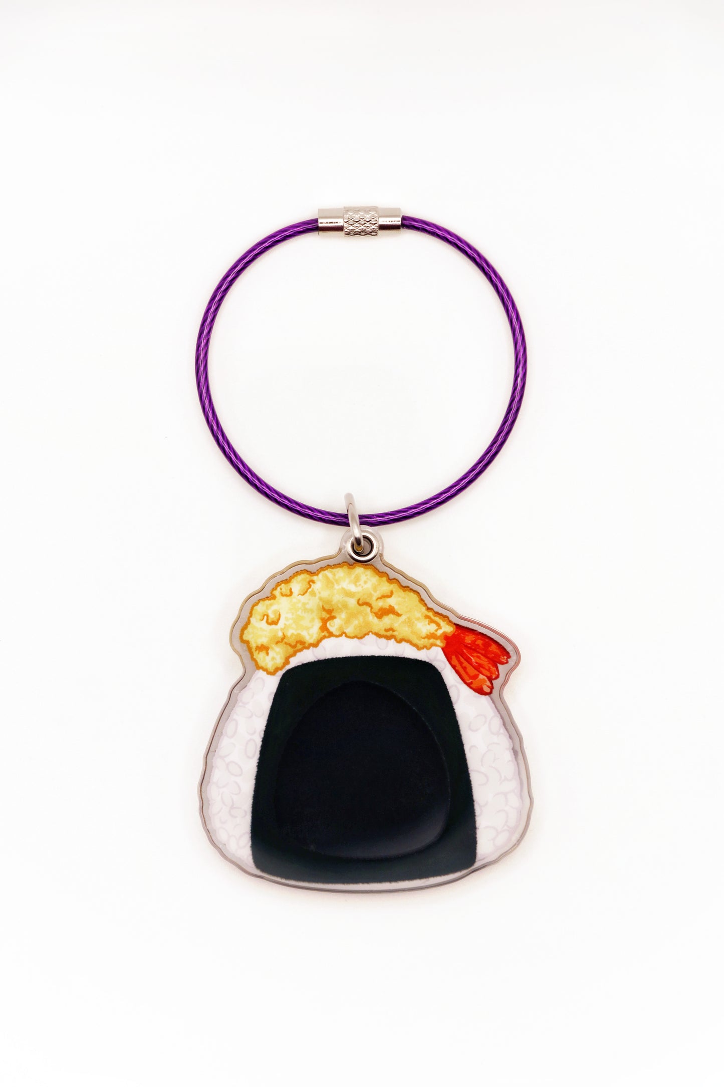 Ebi Tempura Onigiri (Frame) Keychain