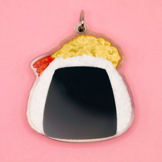 Ebi Tempura Onigiri (Frame) Keychain