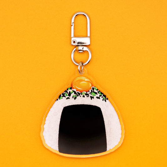 Egg Yolk Onigiri Keychain